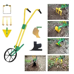 Heavy Duty Manual Wheel Hoe with Multi Attachments 